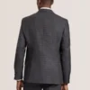 WRIGHT-TATTERSALL Single Breasted Two Button Notch Fully Fashioned Tattersall Suit Jacket