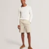 YAEN Rolled Edge Linen Blend Crew Neck Jumper