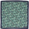 YORKPS Scrolling Floral Satin Pocket Square YORKPS Scrolling Floral Satin Pocket Square