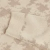ZENDAYD Houndstooth Print Chunky Knit Jumper